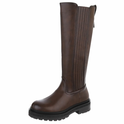 Cizme clasice - brownpu dama