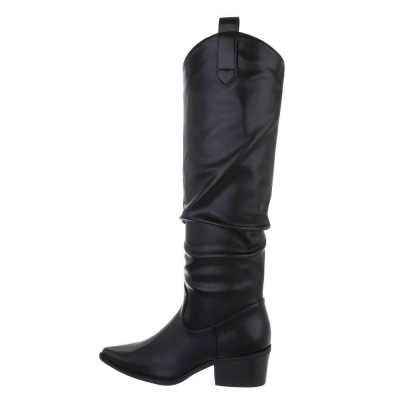 Cizme clasice - negru dama