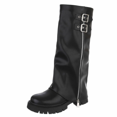 Cizme clasice - negru dama