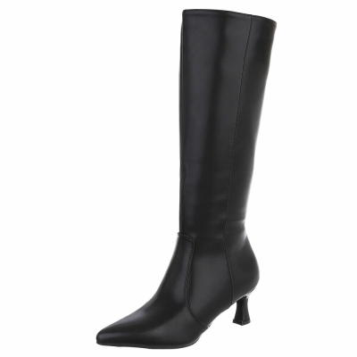 Cizme clasice - negru dama