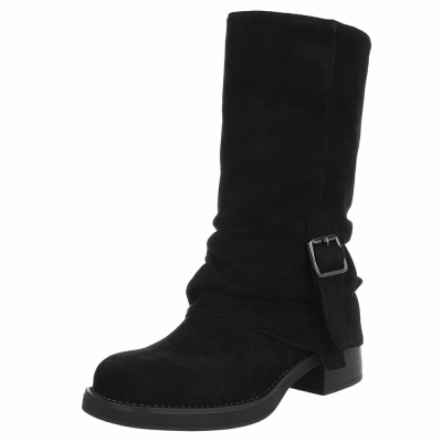 Cizme clasice - negru dama