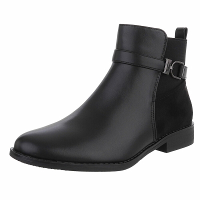 Ghete model clasic fara toc - negru dama