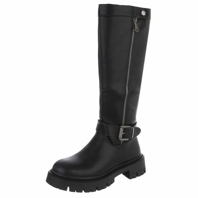 Cizme clasice - negru dama
