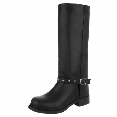 Cizme clasice - negru dama