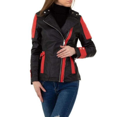 Geaca biker - negru dama