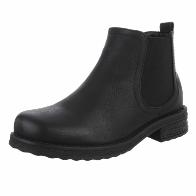 Ghete casual Chelsea - negru dama