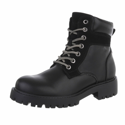 Ghete casual cu siret - negru dama