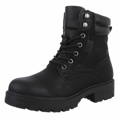 Ghete casual cu siret - negru dama