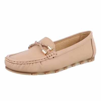Mocasini - culoarea nude dama