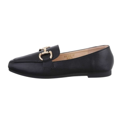 Mocasini eleganti - negru dama