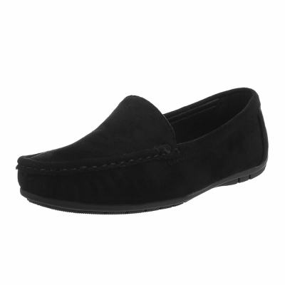 Mocasini casual - negru dama