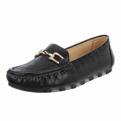 Mocasini - negru dama