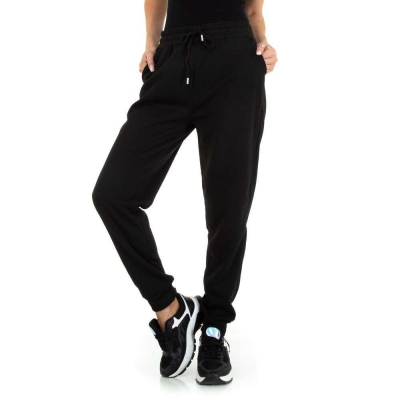 Pantaloni boyfriend - Holala negru dama