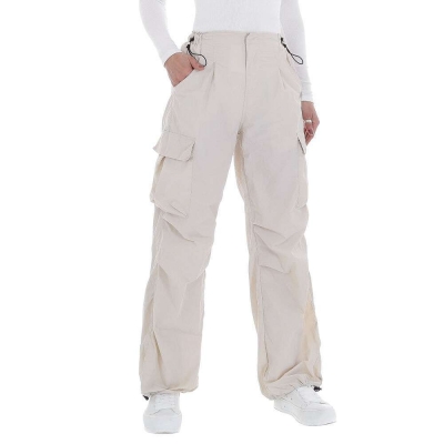 Pantaloni cargo - alb dama