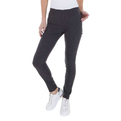 Pantaloni skinny M.SARA gri dama