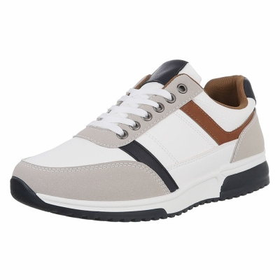 Pantofi casual - alb barbati
