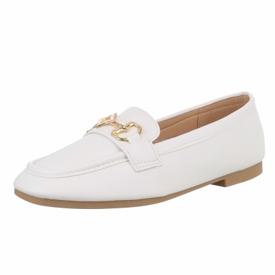 Pantofi casual - alb dama