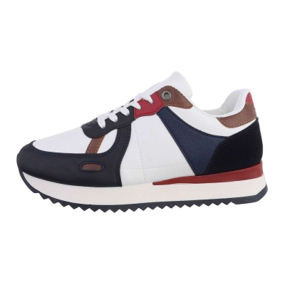 Sneakers colorati albastru alb barbati ABfashion.ro