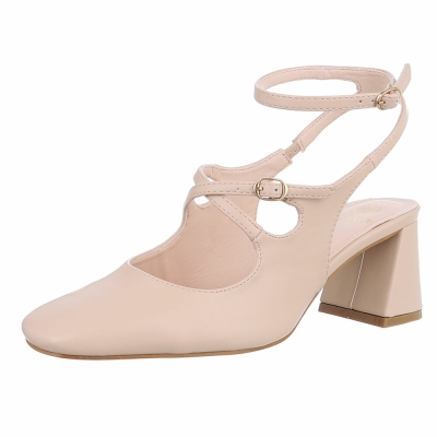 Pantofi clasici - bej dama