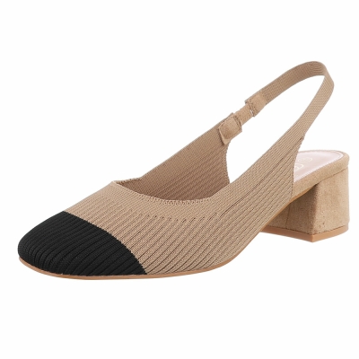 Pantofi clasici - kaki dama