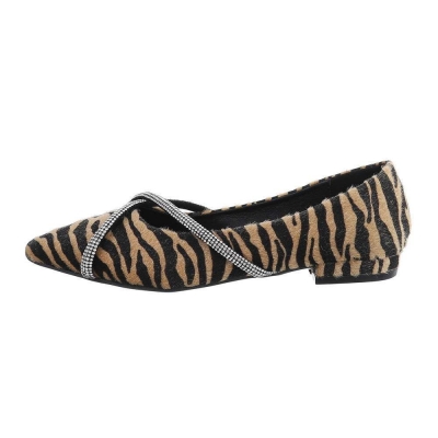 Pantofi clasici - zebra dama