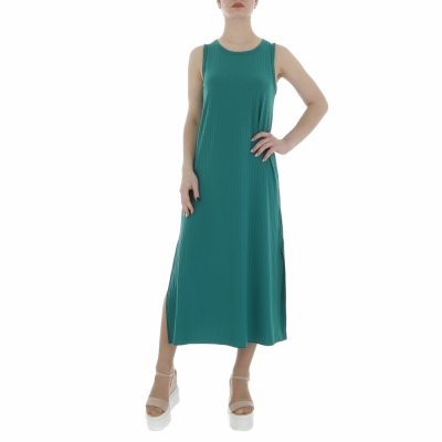 Rochie lunga Metrofive - verde dama