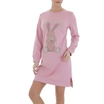 Rochie mini ARINO - roz pudrat dama