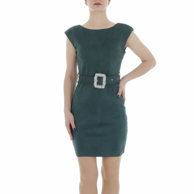 Rochie cocktail scurta - Emma & Ashley   verde dama