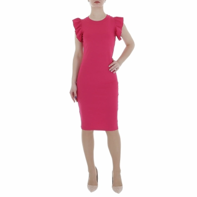 Rochie mini Metrofive - roz fuchsia dama