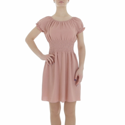 Rochie mini Metrofive - roz pudrat dama