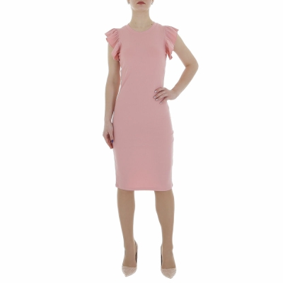 Rochie mini Metrofive - roz pudrat dama