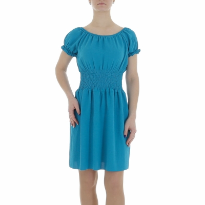 Rochie mini Metrofive - turcoaz dama