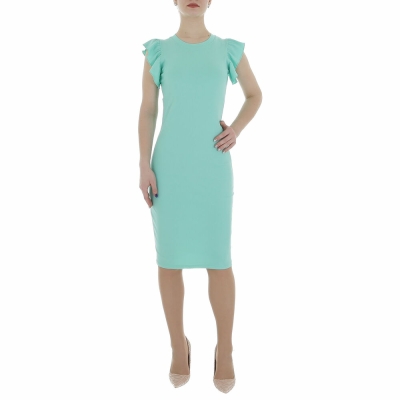 Rochie mini Metrofive - turcoaz dama