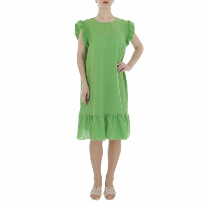 Rochie mini Metrofive - verde dama