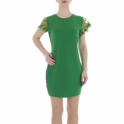 Rochie mini Metrofive - verde dama