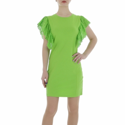 Rochie mini Metrofive - verde dama