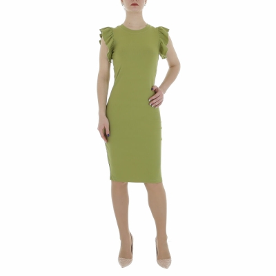 Rochie mini Metrofive - verde dama