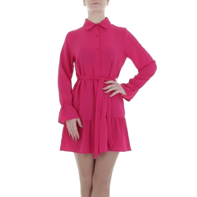 Rochie tip bluza Metrofive - roz fuchsia dama