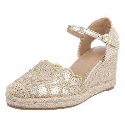 Sandale platforma - auriu dama