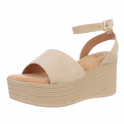 Sandale platforma - kaki dama