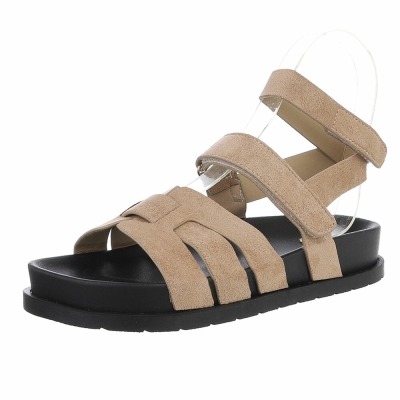 Sandale platforma - kaki dama