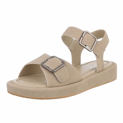 Sandale platforma - kaki dama
