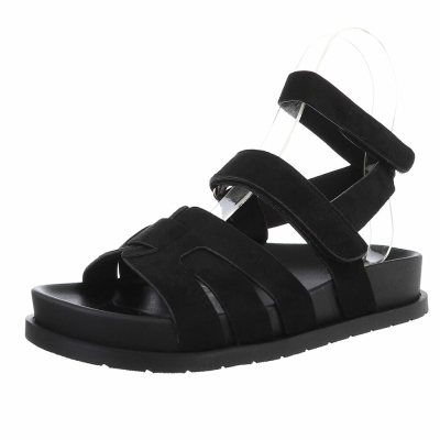 Sandale platforma - negru dama