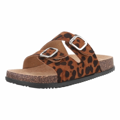 Slapi - imprimeu leopard dama