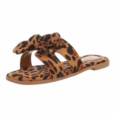 Slapi - imprimeu leopard dama
