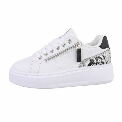 Sneakers josi - alb dama