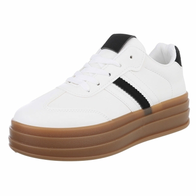 Sneakers josi - alb dama