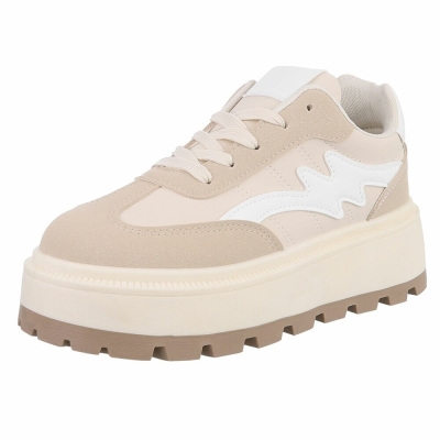 Sneakers josi - bej dama