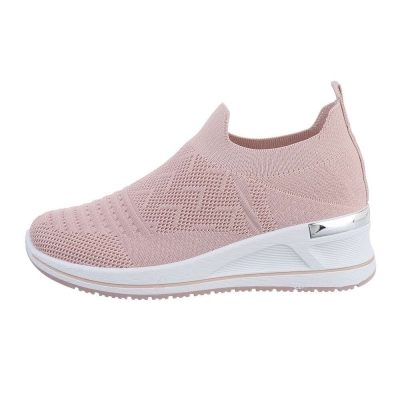 Sneakers cu platforma - roz dama