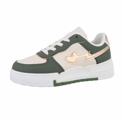 Sneakers josi - verde dama